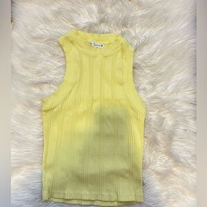 Yellow Sleeveless Top